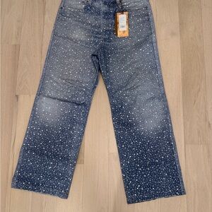 Birth Of Royal Rhinestone Jeans